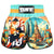 TUFF High-Cut Retro Muaythai Shorts - RMS128 - The Legacy of Thailand