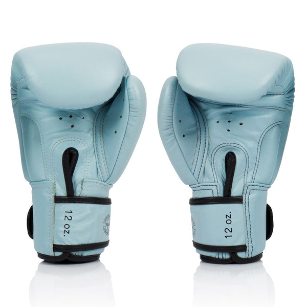 Fairtex BGV20 Leather Boxing Gloves - Pastel Blue