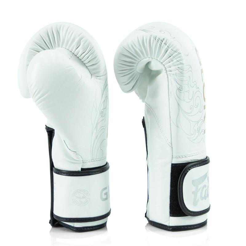 Fairtex BGVG3 Glory Velcro Boxing Gloves White