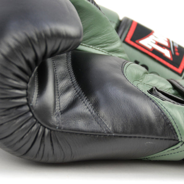 Twins Special BGVL11 Long-Cuff Boxing Gloves - Black-Olive