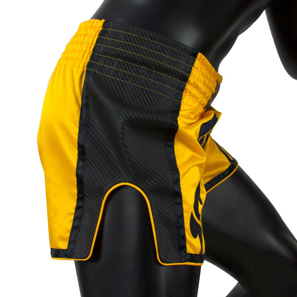 Fairtex BS1701 Slim Fit Muaythai Shorts - Yellow