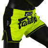 Fairtex BS1706 Slim Fit Muaythai Shorts - Lime Green