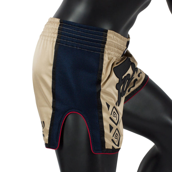 BS1713 Fairtex Slim Fit Muaythai Shorts Khaki