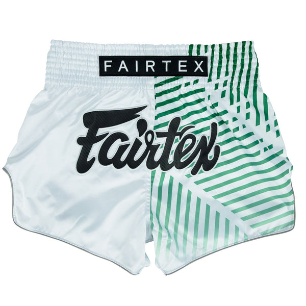 Fairtex BS1923 Muaythai Shorts - White Racer