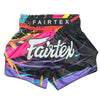 Fairtex BS1934 Muaythai Shorts - World Music Black