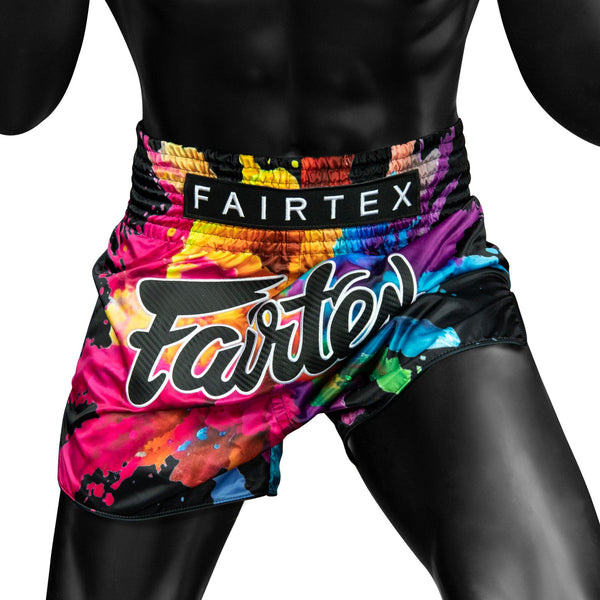 BS1940 Fairtex Funky Soul Black Muaythai Shorts