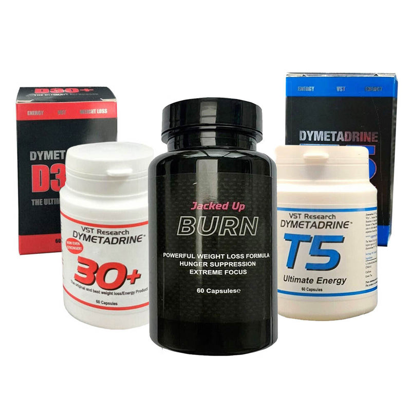 SuperStrong Weight Loss Stack - VST Dymetadrine, Jacked Up SAVE £16