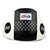 Fairtex BPV1 Standard Leather Belly Pad - White-Black