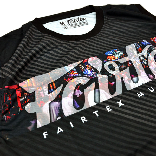 Fairtex MTT40 Tank Top - Pattaya Nightlife - Black