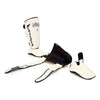 Fairtex SP7 Twister Detachable Shin Guards- White