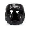 Fairtex HG13 Diagonal Vision Sparring Headguard - Black