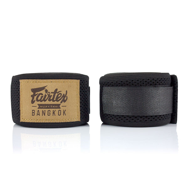 HW4 Fairtex Elastic Mesh Handwraps Black