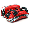 KPL10 Twins Curved Leather Thai Kick Pads Red-Black