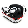 Fairtex KPLC5 Microfibre Thai Kick Pads Black White