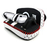 Fairtex KPLC5 Microfibre Thai Kick Pads - Black-White