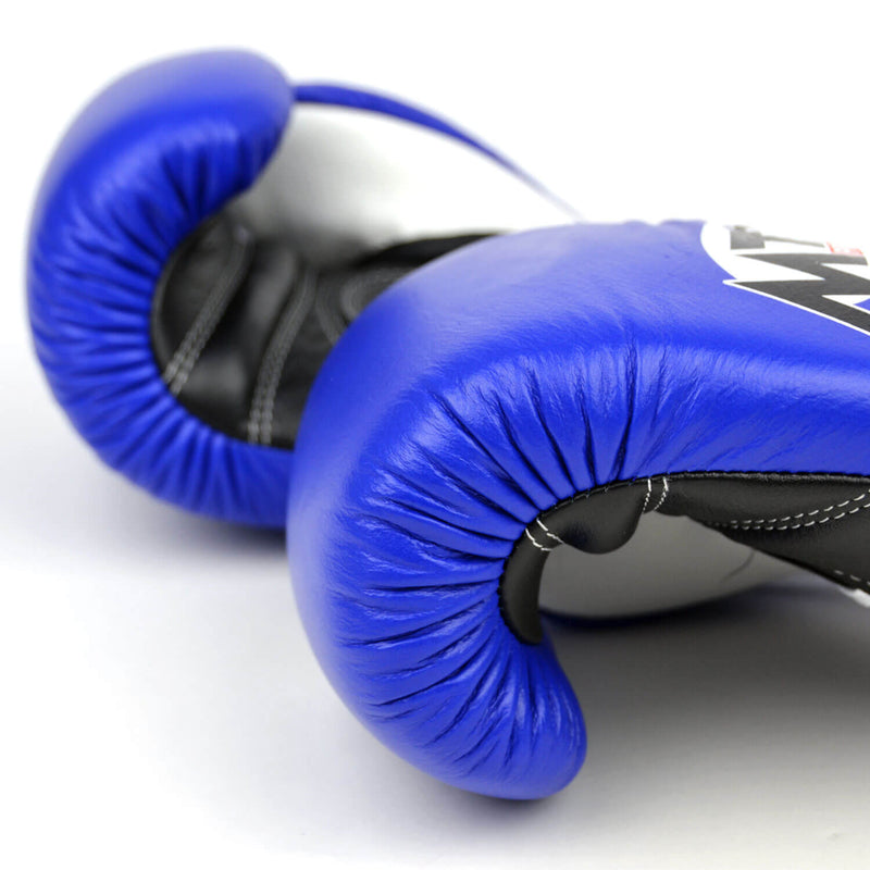 MTG LG2 Pro 3-Tone Blue Lace-up Boxing Gloves