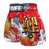 TUFF Muay Thai Shorts - MS637 - Red Japanese Koi Fish