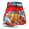 TUFF Muay Thai Shorts - MS637 - Red Japanese Koi Fish