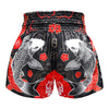TUFF Muay Thai Shorts - MS638 - Black Japanese Koi Fish
