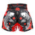 TUFF Muay Thai Shorts - MS638 - Black Japanese Koi Fish