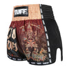 TUFF Muaythai Shorts Retro Style - MSC101 - Yant Narai Turning the Land