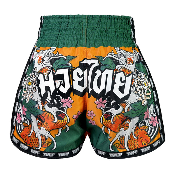 TUFF Muaythai Shorts Retro Style - MSC105 - Tora Mori to Kingyo