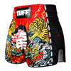 TUFF Muaythai Shorts Retro Style - MSC113 - Chinese Dragon and Tiger