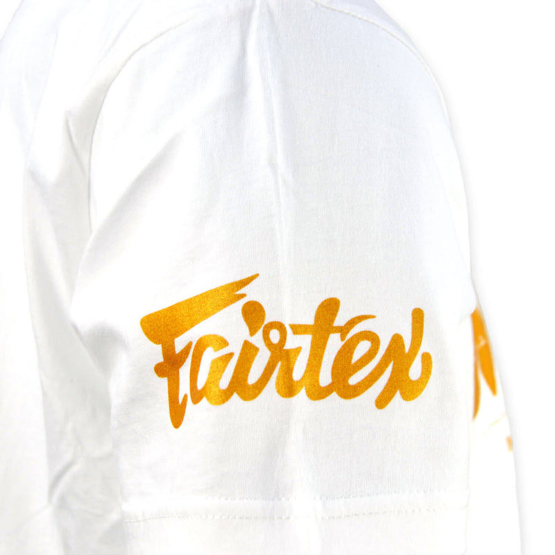 Offizielles Fairtex TS MTGP T-Shirt Weiß/Gold