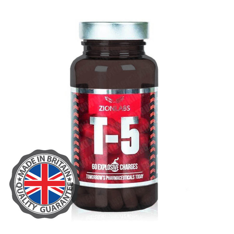 Zion Labs T5 (60 Capsules) Increased Weight Loss & Athletic Performance - Black Edition