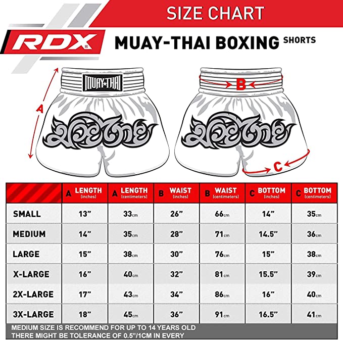 RDX R4 Muay Thai Shorts Red