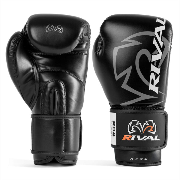 Black Rival RB4 Aero boxing gloves with hook and loop strap