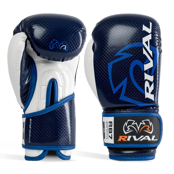 Rival RB7 Fitness Plus Boxhandschuhe Marineblau/Weiß