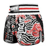 TUFF High-Cut Retro Muaythai Shorts - RMS102 - Waves of Bushido Elegance