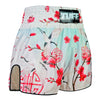 RMS114 TUFF High-Cut Retro Muaythai Shorts Akai Tsuru The Red Crane