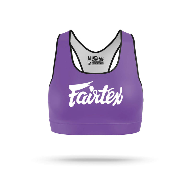 Fairtex Classic Sports Bra Purple/White