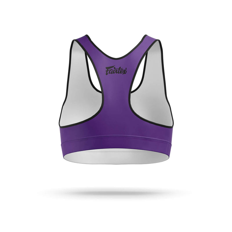 Fairtex Classic Sports Bra Purple/White