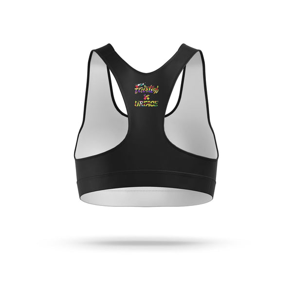 Fairtex - SB8 - URFACE Script Sports Bra Black