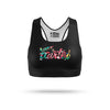 Fairtex - SB8 - URFACE Script Sports Bra Black