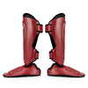 Fairtex SP9 Ultra Ergo Shin Pads - Red