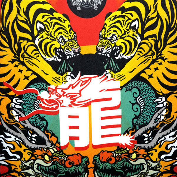 TUFF Tank Top - TT104 - Red Chinese Dragon and Tiger