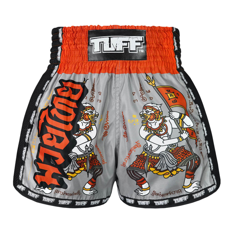 TUFF MSC103 Muay Thai Shorts Retro Hanuman Yantra