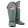 Twins SGL10 Leather Shin Guards Grey