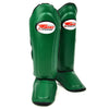 Twins SGL10 Leather Shin Guards Dark Green