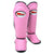 Pink shinguards SGL10 Twins Special genuine high grade leather