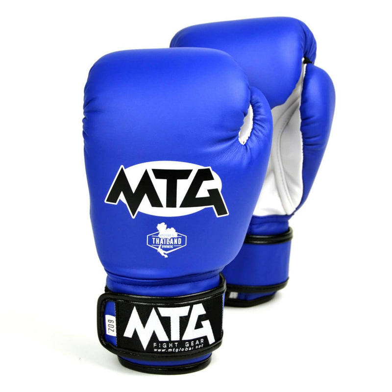 MTG VGS1 Blue Synthetic Boxing Gloves