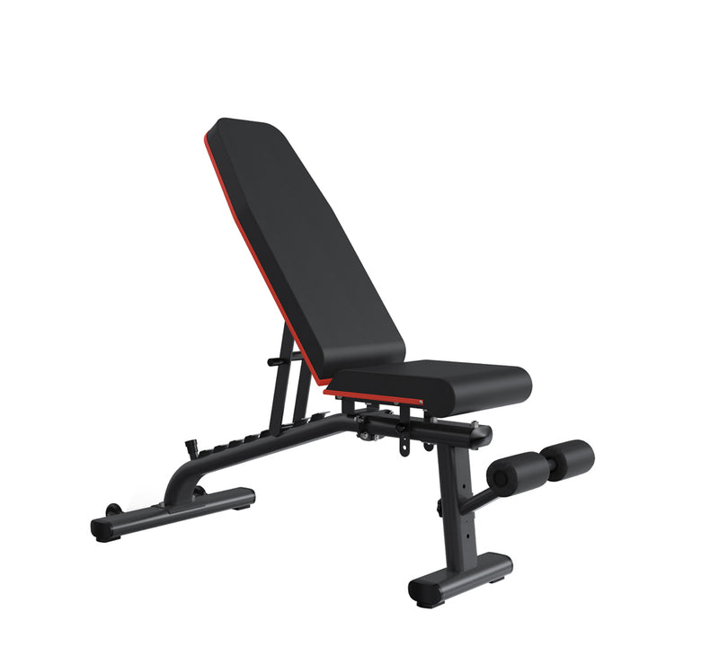 Steel Frame Adjustable Bench, with 3 Seat Positions and 9 Backrest Positions - Gymzey.com