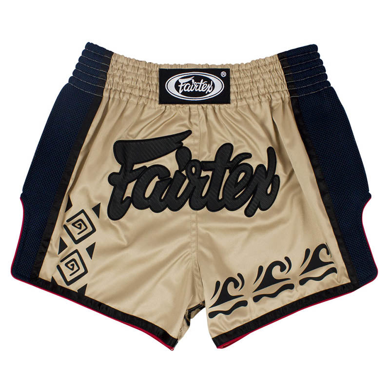 Fairtex Slim Cut Muay Thai Shorts BS1713 - Khaki - Gymzey.com