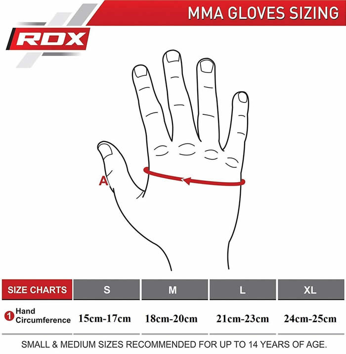 RDX T6 MMA Grappling Gloves - Blue