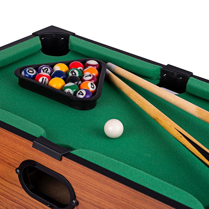 5-in-1 Multi Game Mini Table with Foosball, Table Tennis, Chess, Backgammon and Billiard - Gymzey.com