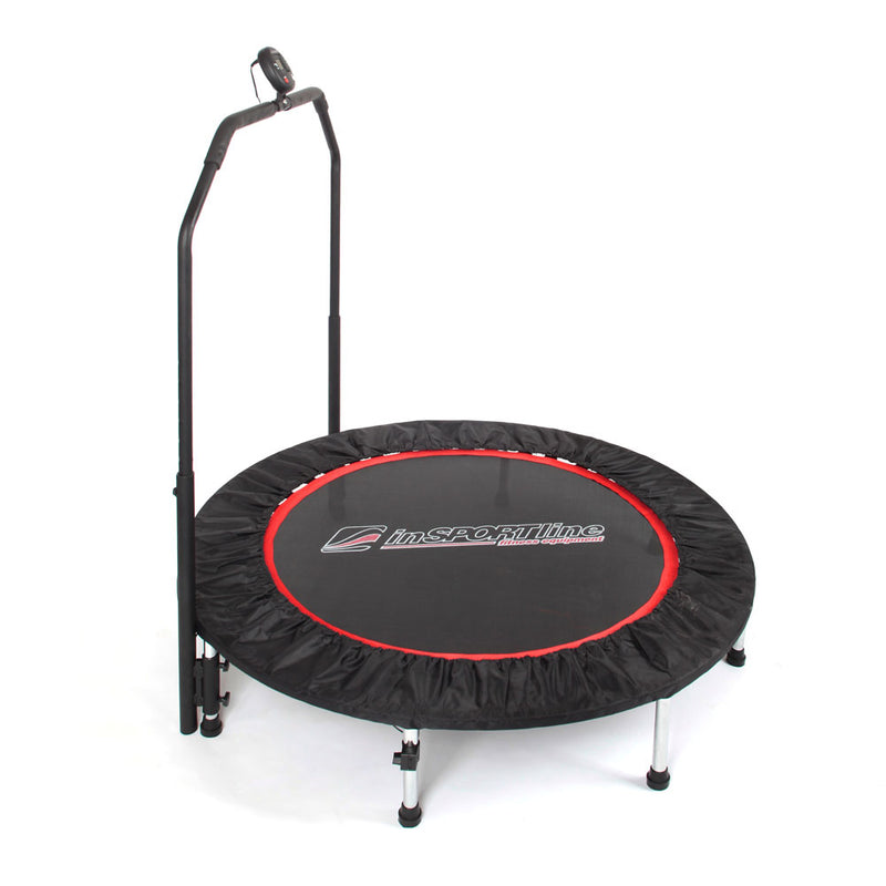 Trampoline with 100cm Handlebar and Digital Jump Counter - Gymzey.com